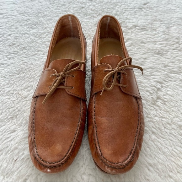 Florsheim Brown Vintage Leather Lace Up Men’s Shoes Size 10.5 main image 8